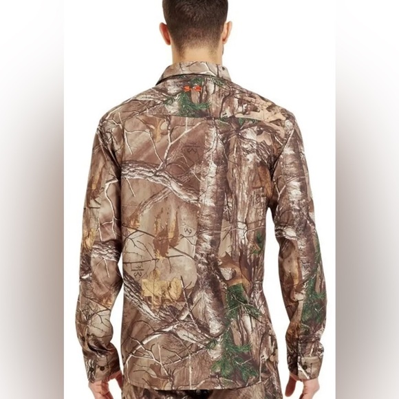 Men’s Camo Under Armour Performance Field Shirt Realtree - Picture 4 of 15